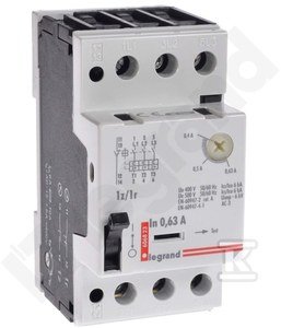 Wyłącznik silnikowy M250 1Z/1R (0,4A - 0,63A) 606823