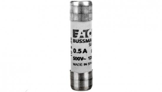 Wkładka bezpiecznikowa cylindryczna 10x38mm 0,5A gG 500V C10G0-5