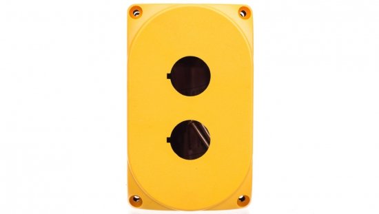 Obudowa kasety 2-otworowa 22mm żółta IP67 LPZP2A5