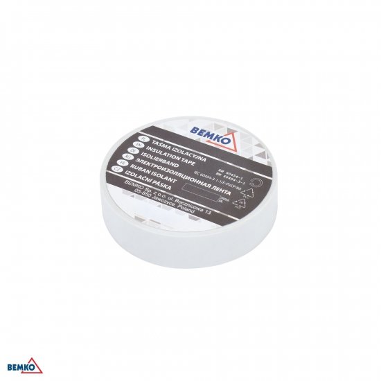 TAŚMA IZOLACYJNA 15x10m BIAŁA/WHITE