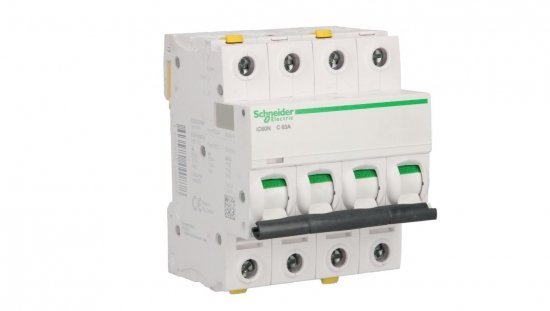 Wyłącznik nadprądowy 4P C 63A 6kA AC iC60N-C63-4 Acti9 A9F04463