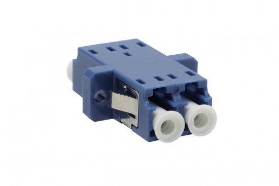 Adapter LC SM duplex niebieski