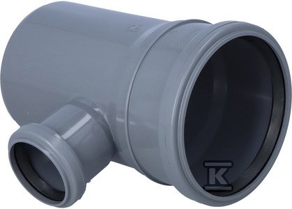 Trójnik PP do kanalizacji wewnętrznej 110x50/90 popiel sanitarny Onnline CCP721