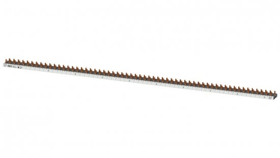 Szyna łączeniowa 1P+N 10mm2 sztyftowa 60 modułowa dla 60 wyłączników 1P+N wąskich (5SV1 5SV6 5SL60) do cięcia (bez zaślepek w ko
