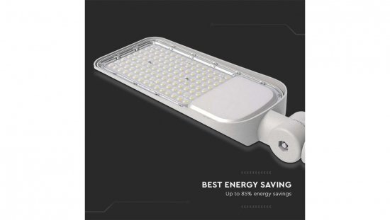 Oprawa Uliczna LED 30W 3000lm 6500K Diody SAMSUNG IP65 Szara 5 Lat Gwarancji Regulowany uchwyt 20423