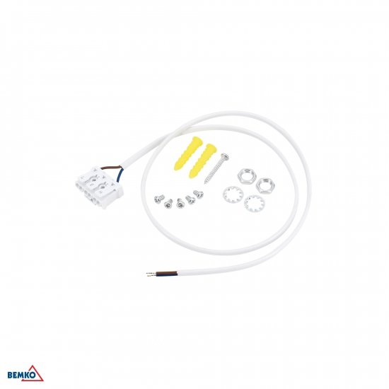 AKCESORIUM DO MONTAŻU OPRAW PLC NA DRĄŻKU BIAŁE