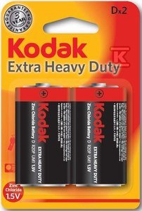 Bateria cynkowo-węglowa KODAK KDHZ-2 (R20), blister=2 szt