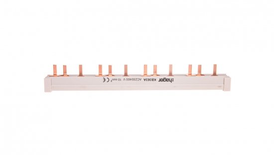 Szyna łączeniowa 3P 63A 10mm2 sztyftowa (12mod.) KB363A