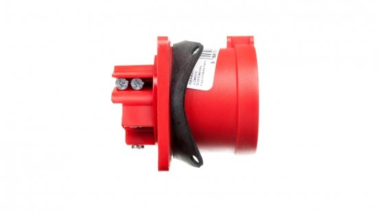 Wtyczka tablicowa 16A 4P 400V czerwona IP44 614-6f3