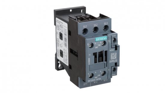 Stycznik mocy 12A 3P 230V AC 1Z 1R S0 3RT2024-1AP00