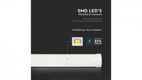 Oprawa Liniowa LED Diody SAMSUNG 40W 4800lm 6500K 120CM 5 Lat Gwarancji 20352