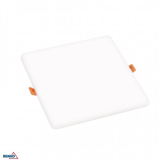 DOWNLIGHT LED WALED 18W 4000K 1550LM IP66/IP20  PF0.9 185x185x20MM KWADRAT BIAŁY
