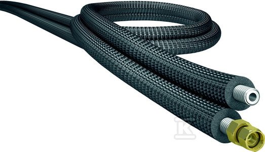 Podwójna calowa, preizolowana, rura stalowa w zwojach SO-DV-14x20/e20 Duo Solar , kolor czarny /20m/