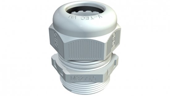 Dławnica kablowa poliamidowa M25 IP68 V-TEC VM25 LGR jasnoszara 2022868 /25szt./