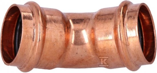 Łuk dwukielichowy, 45° 35 CU B Press
