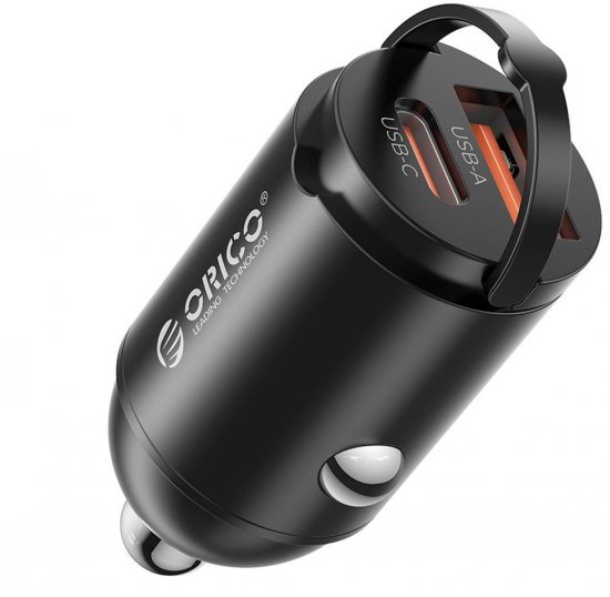 Ładowarka samochodowa Orico 2×USB-C, 30W