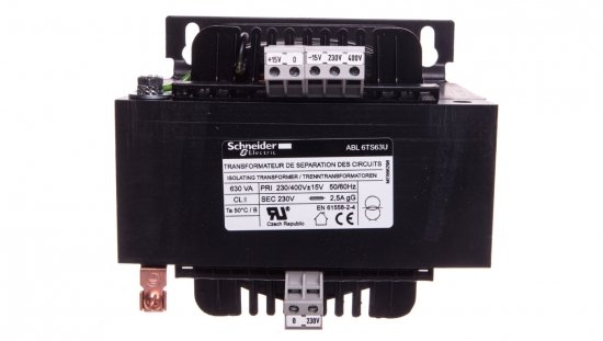 Transformator 1-fazowy 630VA 400-230/230V ABL6TS63U