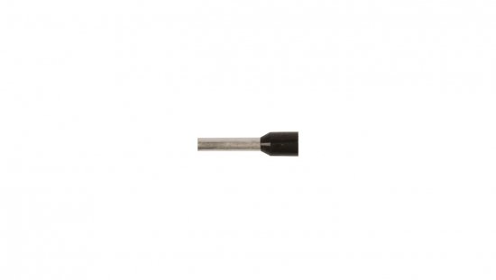 Końcówka tulejkowa izolowana TI 1,5mm2/10mm czarna cynowana TI1,5L10 /100szt./