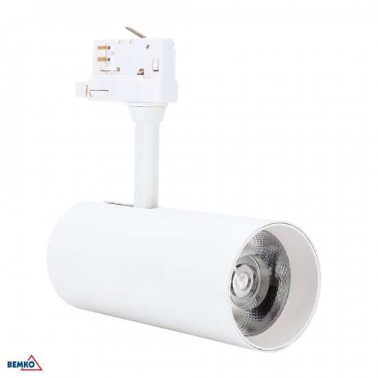 SPOT COB VERKO BIAŁY 3-FAZOWY 30W 3000K 2300LM 36°