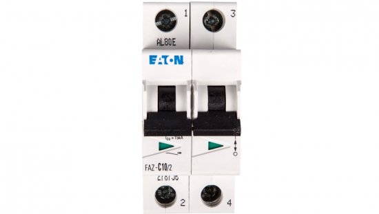 Wyłącznik nadprądowy 2P C 10A 15kA AC FAZ C10/2 278756