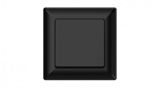 Łącznik podtynkowy krzyżowy, Varia, czarny / 46114