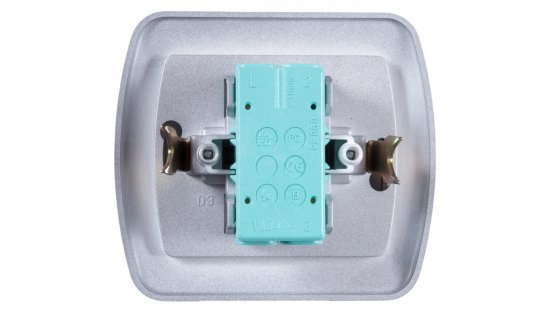 Simon Akord Łącznik schodowy aluminium metalizowane AW6/26