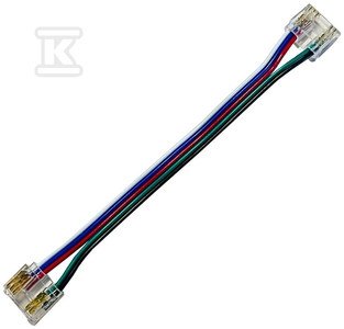 Szybkozłączka do taśm LED RGBW 5PIN COB IP20 PCB 12MM taśma przewód 10cm taśma