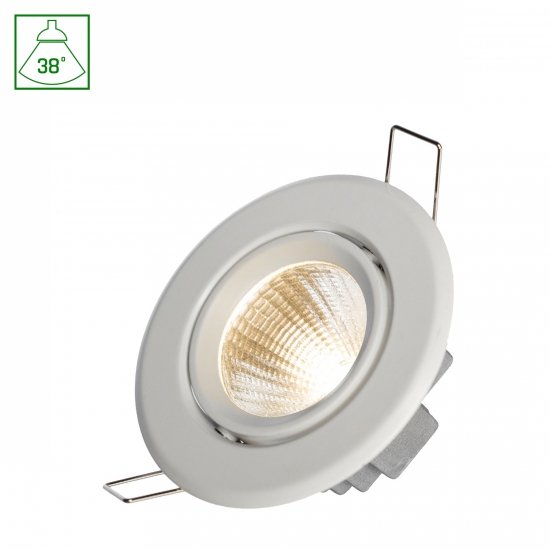 FIALE II 6W COB 38st 230V NW OCZKO LED pierścień białe