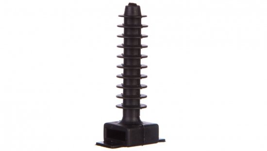 Kołek montażowy płaski czarny do opasek F=8mm BMKN5458AE /100szt./