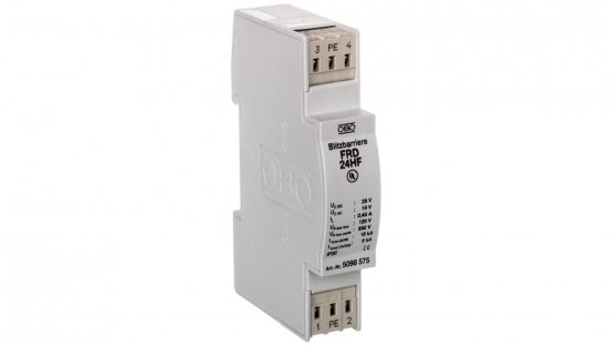 Ogranicznik przepięć dla systemów dwużyłowych 19VAC/28VDC 9kA 18kV FRD 24 HF 5098575