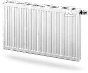 Grzejnik PURMO CV11 500x400, moc grzewcza: 347W (75/65/20°C), grzejnik stalowy płytowy z podłączeniem dolnym, PURMO Ventil Compact, biały RAL9016