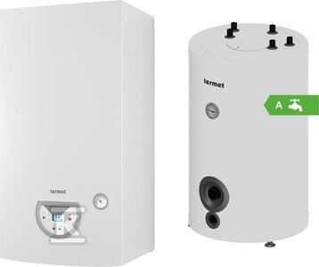 Pakiet z kotłem gazowym kondensacyjnym SILVER PRO 20 kW i zasobnikiem SG PLUS