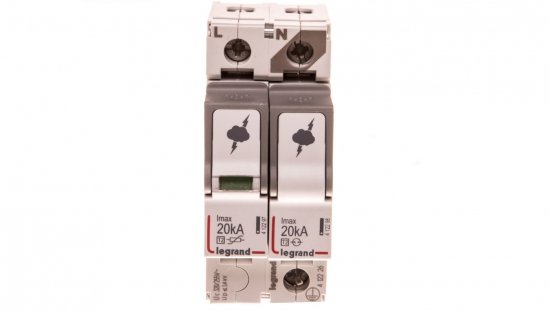 Ogranicznik przepięć Typ T2 1P+N 20kA 1,2kV ON 300 TT/TNS 412226