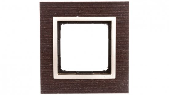 Simon 54 Nature Ramka pojedyncza drewno ZŁOTE WENGE DRN1/85