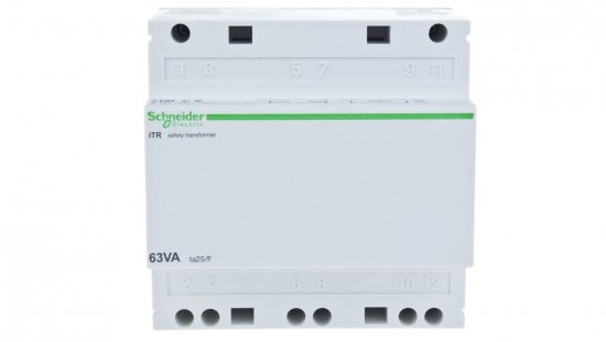 Transformator bezpieczeństwa 230/12/24V 63VA iTR A9A15222