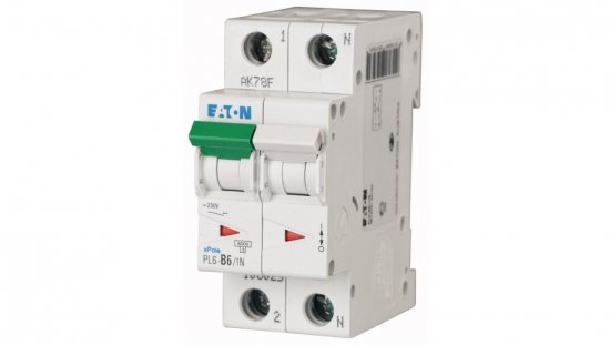 Wyłącznik nadprądowy 1P N B 6A 6kA AC PL6-B6/1N 106025
