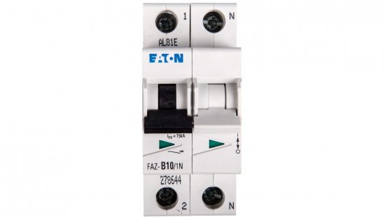 Wyłącznik nadprądowy 1 N B 10A 15kA AC FAZ B10/1N 278644