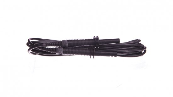 Przewód pomiarowy 5m czarny ekranowany 5kV /wtyki bananowe/ WAPRZ005BLBBE5K