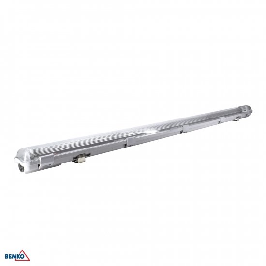 OPRAWA HERMETYCZNA  EMPTY  120CM 1xT8LED PC, KLOSZ PRYZMATYCZNY