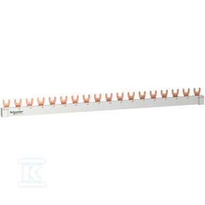 Szyna widełkowa R9XFH118 63A 1-biegunowa 18 modułów