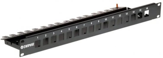 Obudowa do szafy RACK 19  na 4 kanałowe moduły przepięciowe EWIMAR PTU/PTF-6-RACK