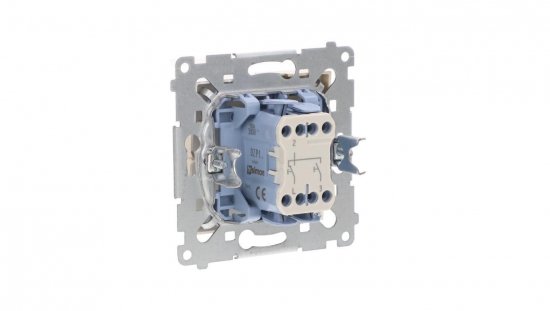 Simon 54 Przycisk żaluzjowy z blokadą elektryczną, szybkozłącza, złoty mat DZP1.01/44