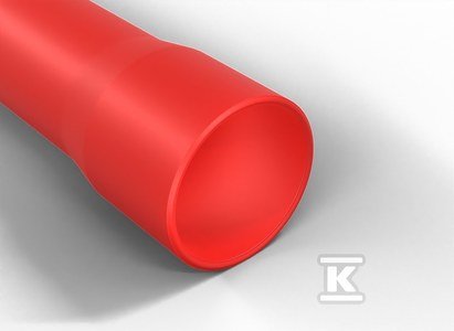 Rura gładkościenna w odcinkach, z kielichem, średnica 160mm QRG 160/8,0 czerwona /6m/