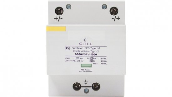 Ogranicznik przep. CITEL, typ I+II DC 1000V, DS60VGPV-1000,25kA 2p+V