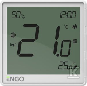  Regulator temperatury Internetowy, ENGO EONE-230W podtynkowy, dobowy, ZigBee, biały, 230V