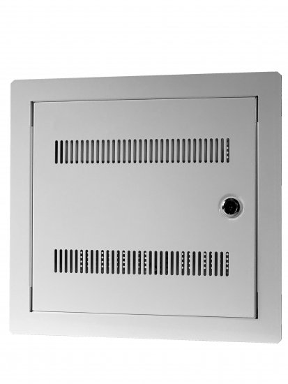 Telekomunikacyjna skrzynka mieszkaniowa p/t EmiterNet typ PW1Z (z zamkiem), 355x330x92mm szer./wys./gł.