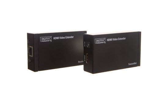Przedłużacz/extender HDMI Full HD, 3D po skrętce kat.5e UTP, do 100m ze sterowaniem IR DS-55120