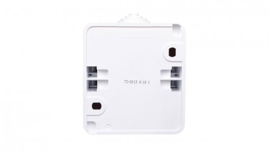 Cedar Plus Łącznik hermetyczny natynkowy jednobiegunowy 16AX IP44 biały WNt-100YF WDE000510