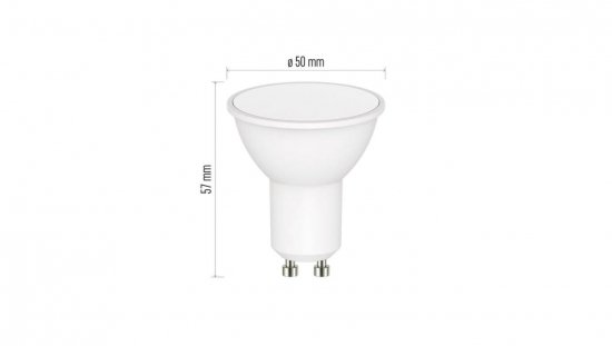 GoSmart Żarówka LED MR16 GU10 4,8W 400lm RGB ściemnialna Zigbee 2 lata gwarancji ZQZ832R
