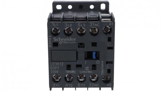 Stycznik mocy 12A 3P 230V AC 0Z 1R LC1K1201P7